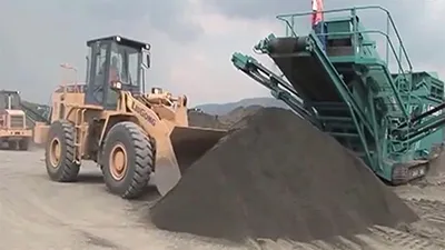 Chromite sand production process